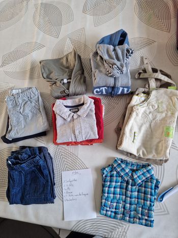 Lot vêtements garçon