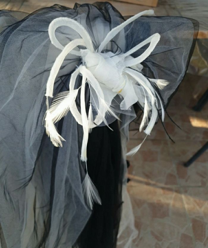 Robe de Mariée noire et blanche - photo numéro 8