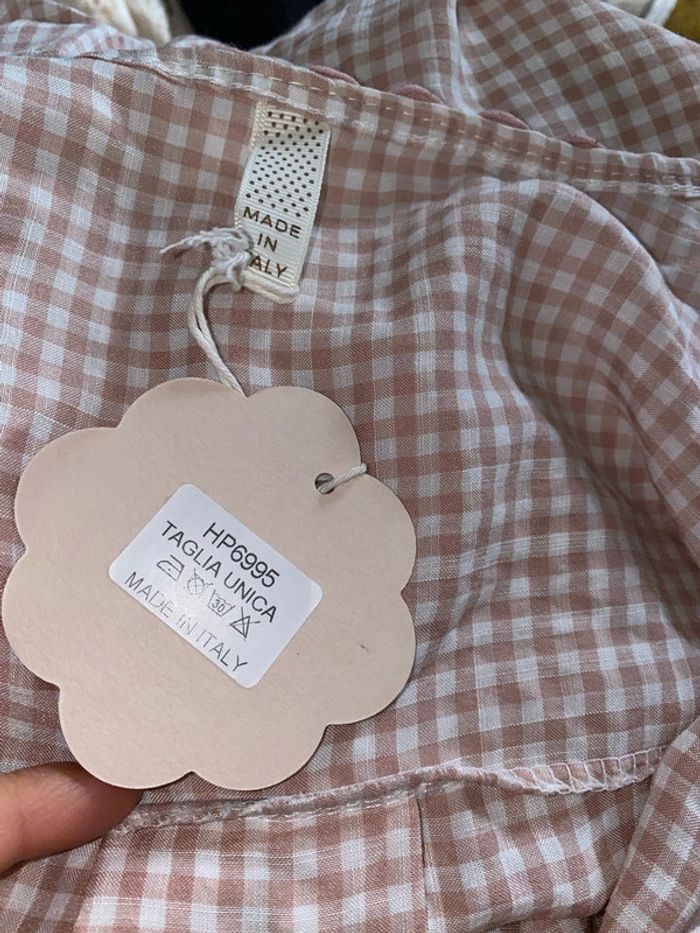Jolie Blouse Vichy A Nouer Avec Poches Taille Unique - photo numéro 8