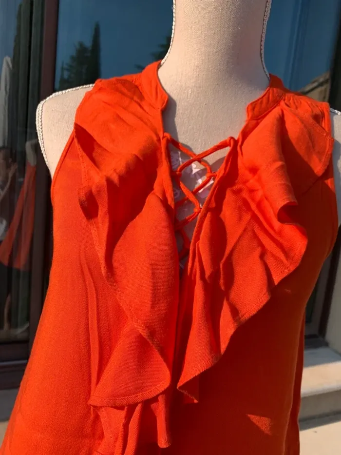 Robe Les Petites orange taille M - photo numéro 17