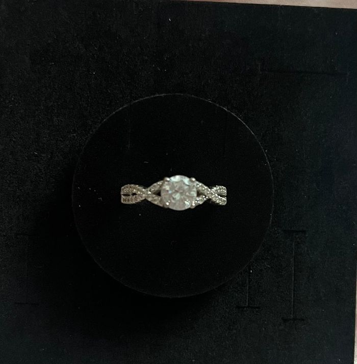 Bague Karin Argent Blanc Oxyde de Zirconium