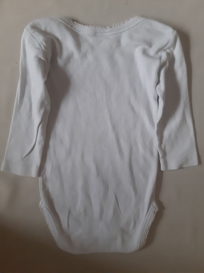 lot de 2 bodies manches longues fille - chien - bébé jean spirit - absorba - 12 mois - photo numéro 8