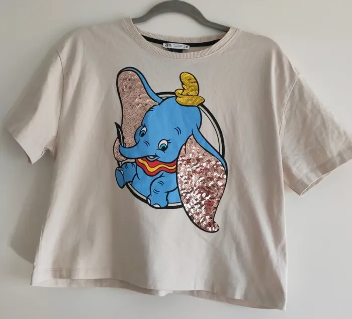 Tee-shirt crop top Disney Dumbo - Drop les indispensables de l'été - photo numéro 4