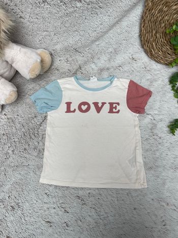 Teeshirt manche courte tricolore - H&M 
