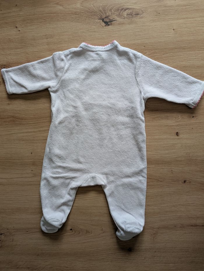 Pyjama grenouillère rose pâle, 3 mois, Kiabi - photo numéro 2