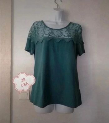 Tee shirt dentelle femme.38