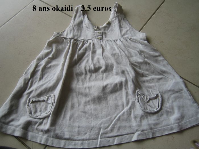 lot de 5 tee shirts okaidi et tape à l'oeil 8 ans été fille - photo numéro 5