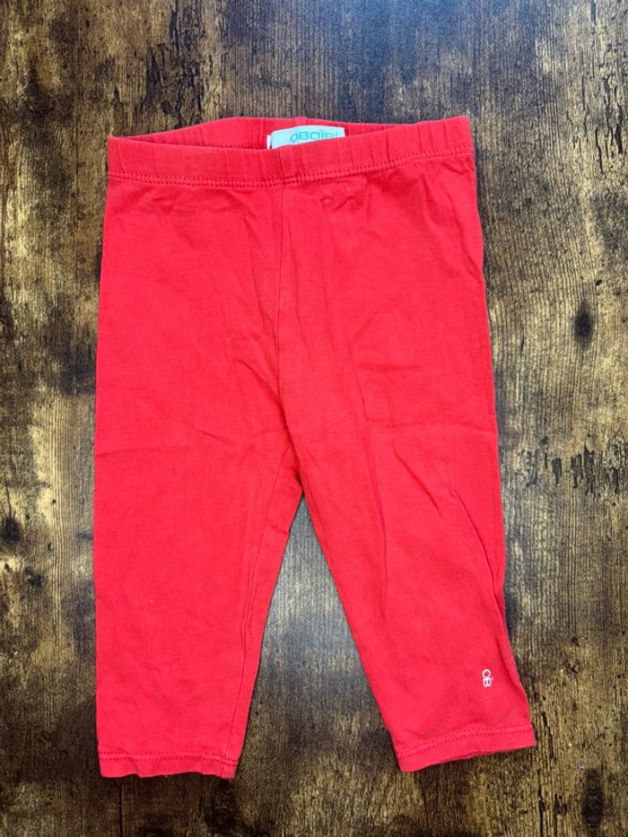 Legging rouge 12m