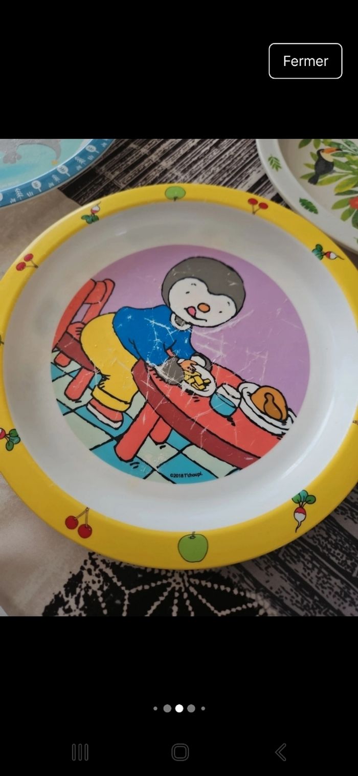 Lot assiettes enfant - photo numéro 5