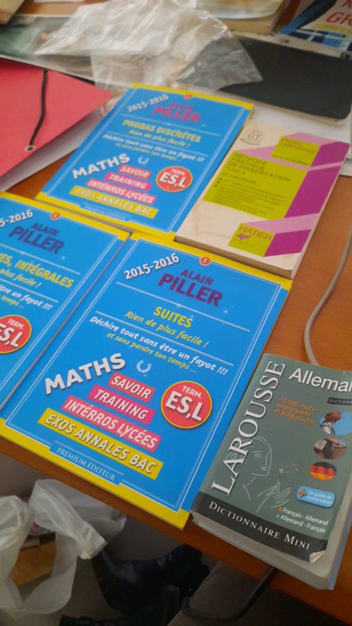 Lot 5 livre annales bac es l et dico allemand - photo numéro 2