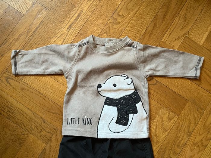 Ensemble bébé 3 mois  Teeshirt manches longues et Pantalon - photo numéro 2