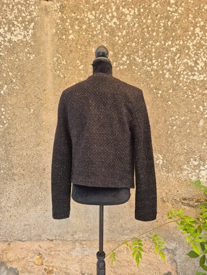 Blazer noir et or Camaïeu T.38 - photo numéro 2