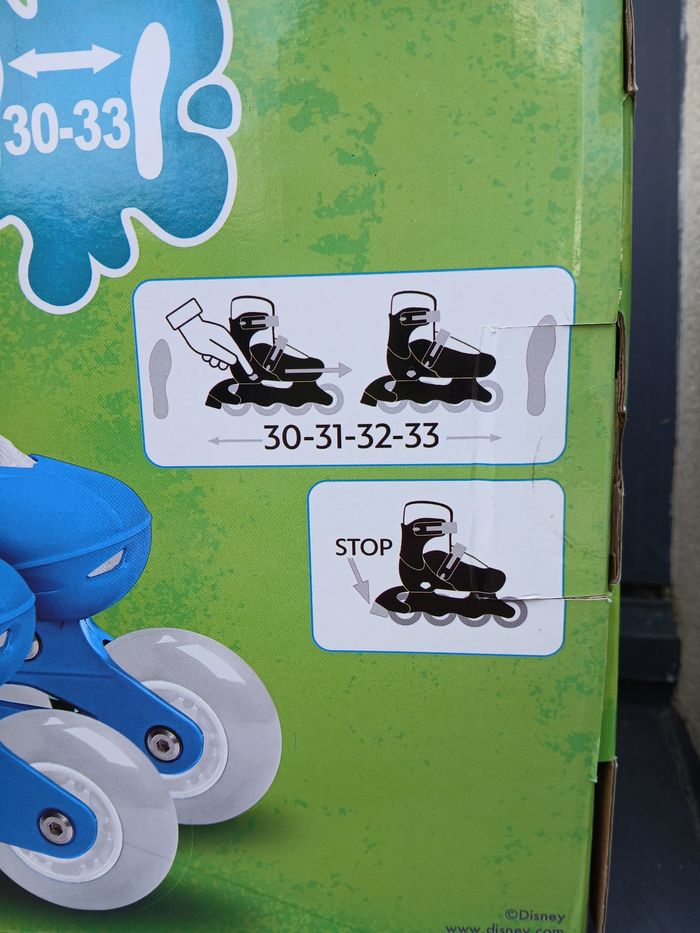 Patins en ligne ajustable - STITCH - Enfant - Bleu - Taille 30-33 - photo numéro 2