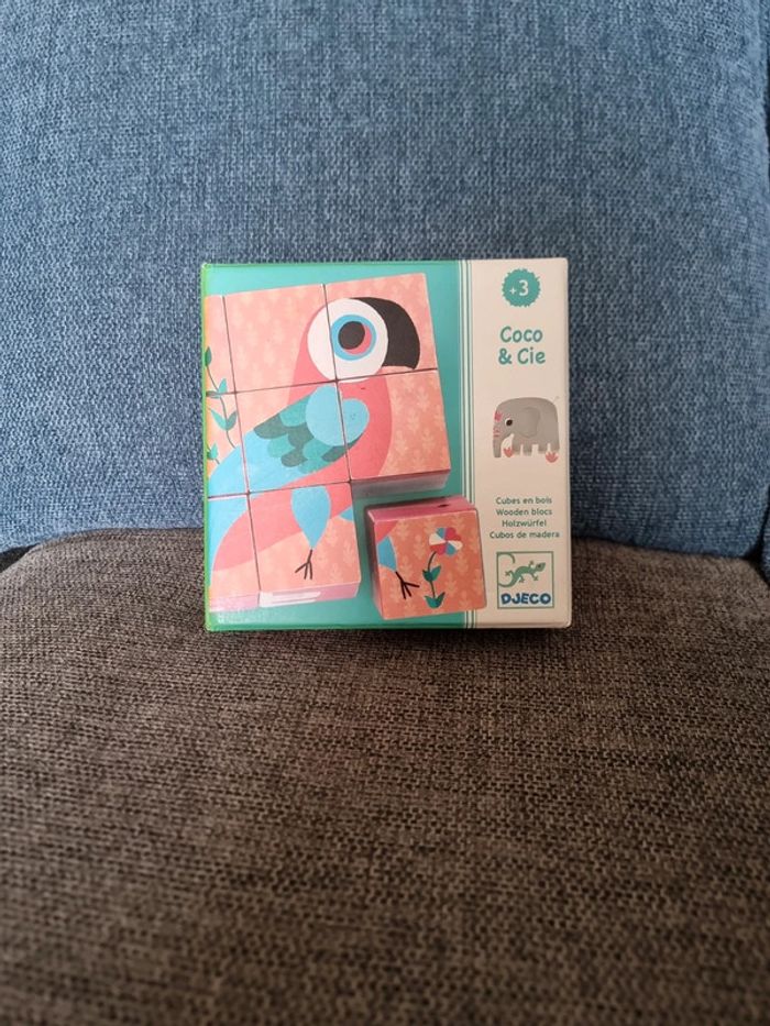Cubes en bois, Djeco Coco&Cie