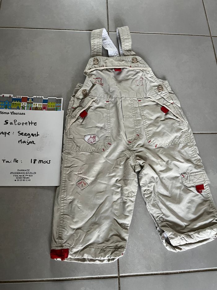 Salopette garçon 18 mois