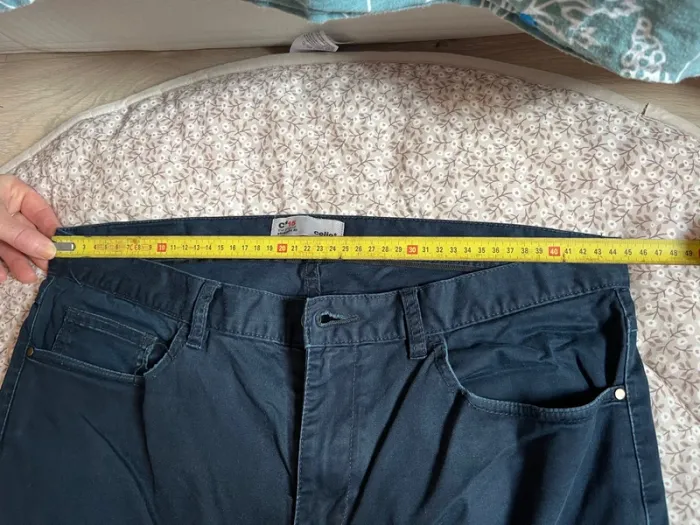 Pantalon chino bleu - photo numéro 4