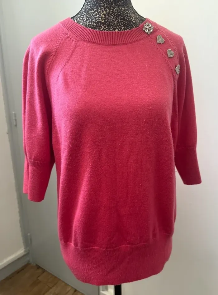 Pull rose Tara Jarmon – Taille 3 / L - photo numéro 3