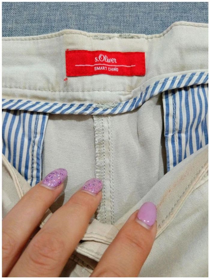 C43 pantalon beige S.Olivier 40 - photo numéro 3