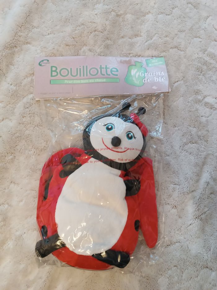 Bouillotte enfant coccinelle