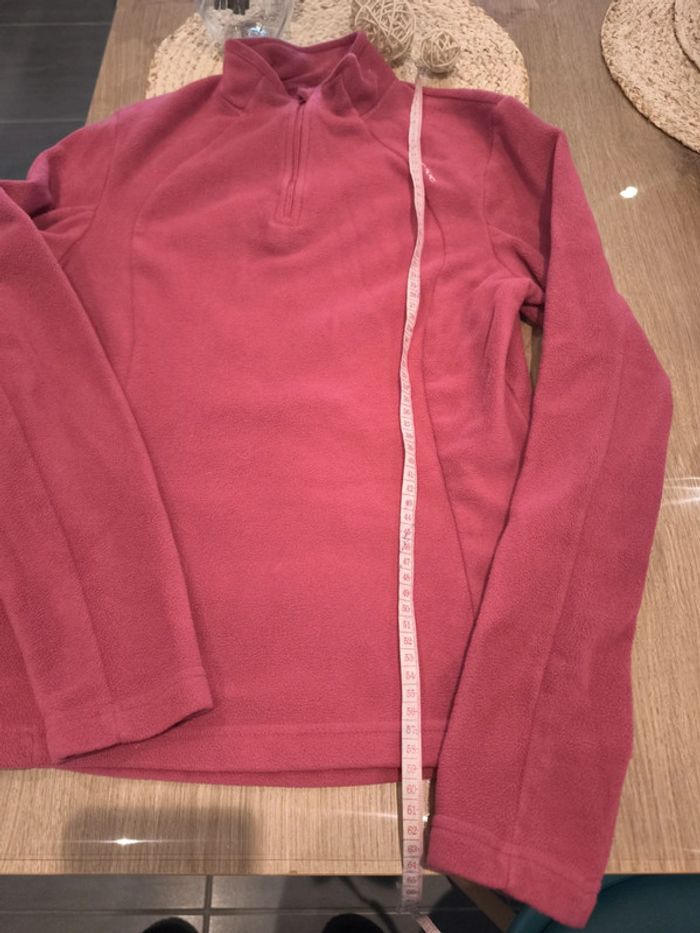 Pull rose Quechua taille M femme - photo numéro 2