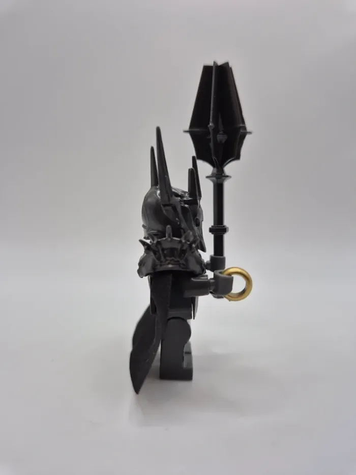 Figurine type lego Sauron avec l'anneau seigneur des anneaux / hobbit - photo numéro 5