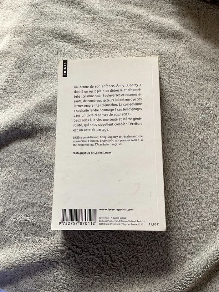 #le voile noir suivi de je vous écris Duperey - photo numéro 3