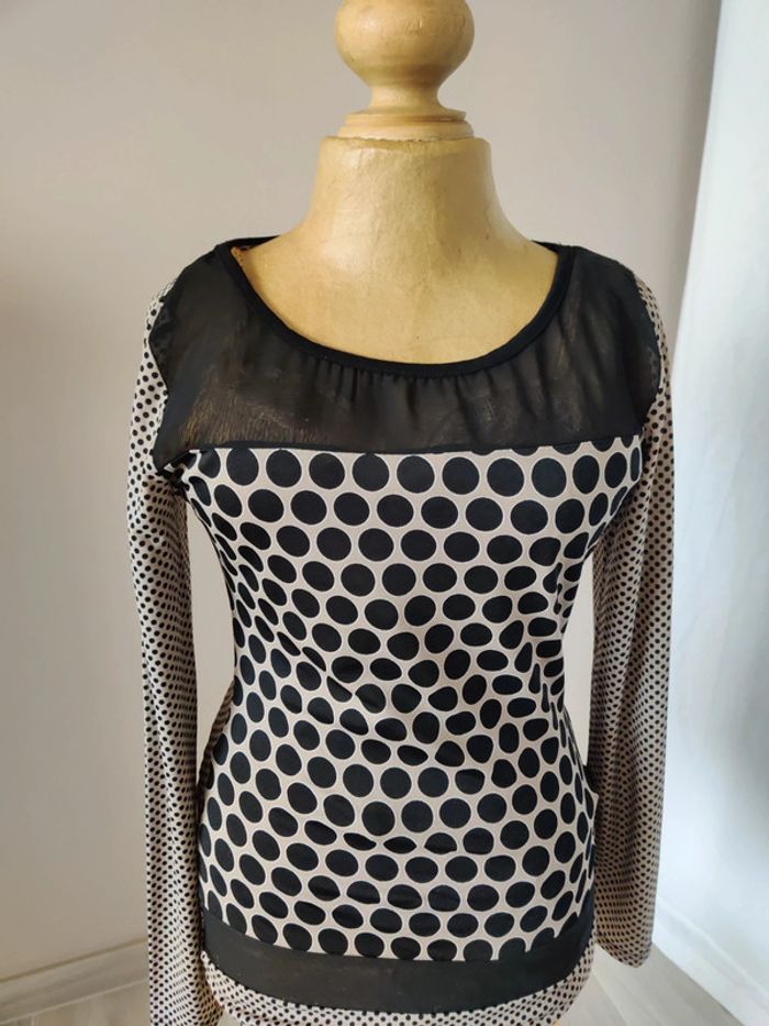 Top à pois - photo numéro 2