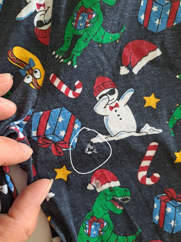 Lot de 2 pyjamas légers garçon 5 ans tachés-troués - photo numéro 5