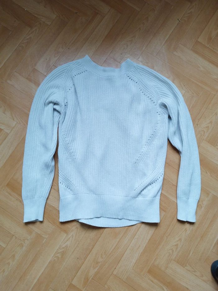 Pull blanc femme taille L