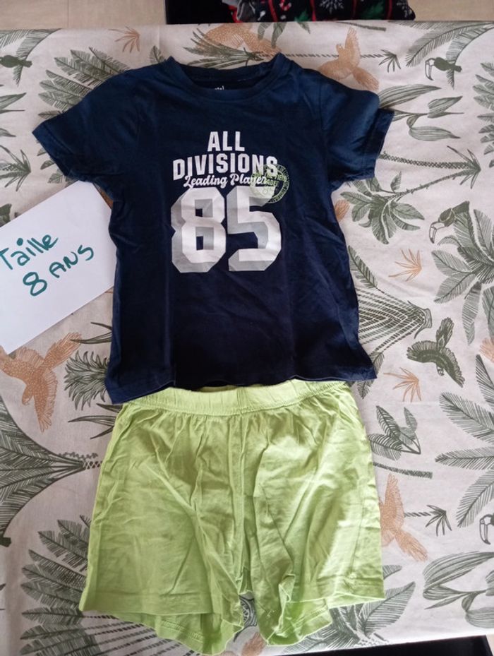 Pyjama deux pieces été taille 8 ans pepperts