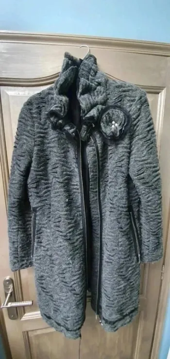 Manteau en laine Evalinka gris