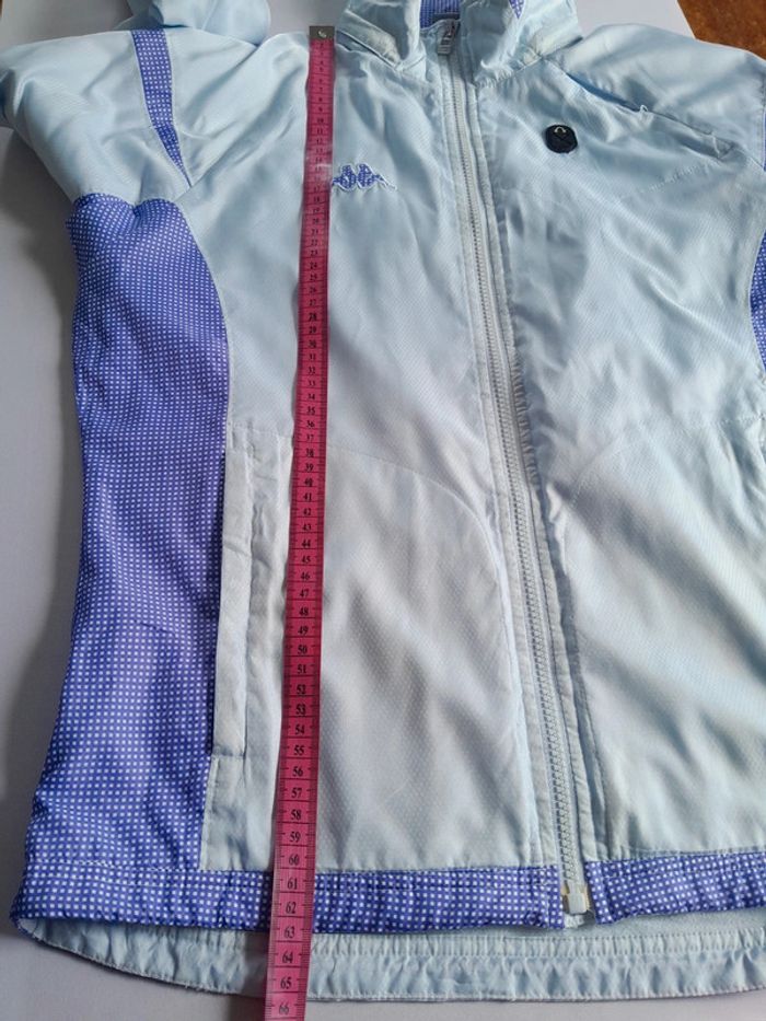 J coupe vent veste zippée petit carreau vichy vintage Kappa modèle aerotec - photo numéro 18