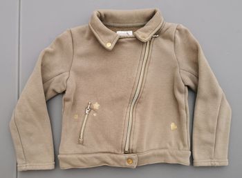 Veste aviateur kaki 5 ans fille orchestra