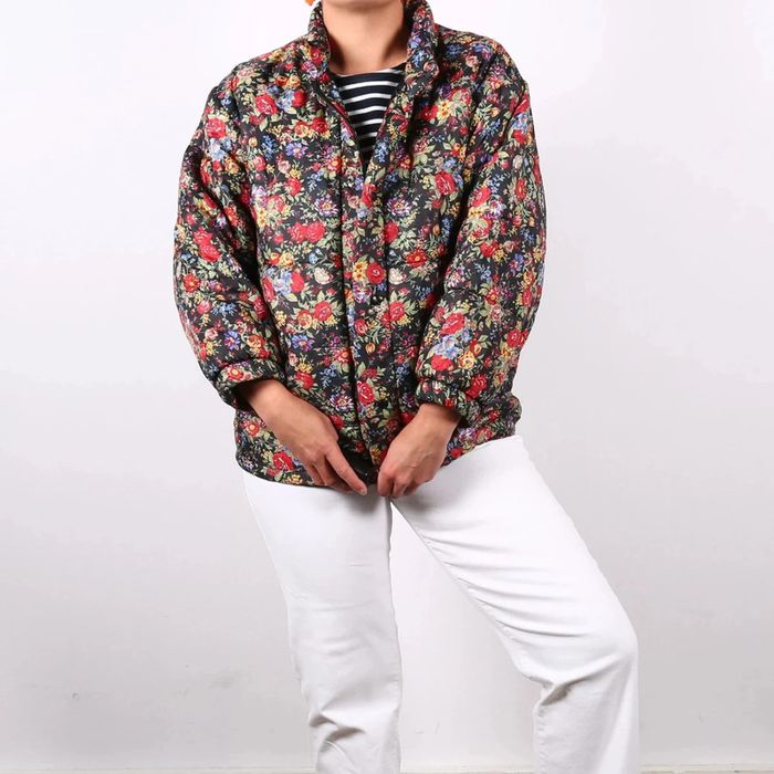 Doudoune en nylon motif fleuri liberty (#240615) - photo numéro 3