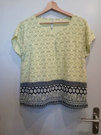 Blouse Blanche Porte, taille 46