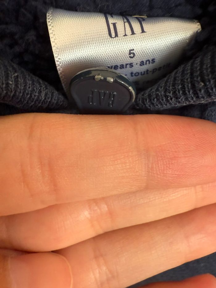Gillet zippé gap 5 ans - photo numéro 5