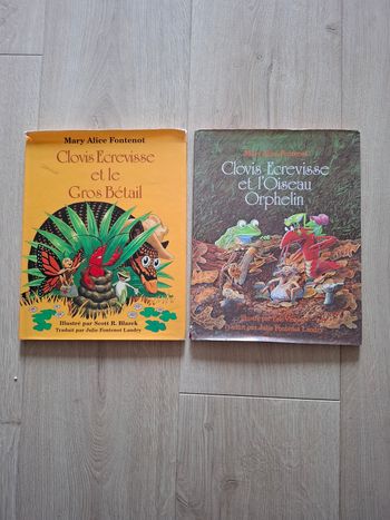 Lot de 2 livres Clovis Écrevisse en bon état