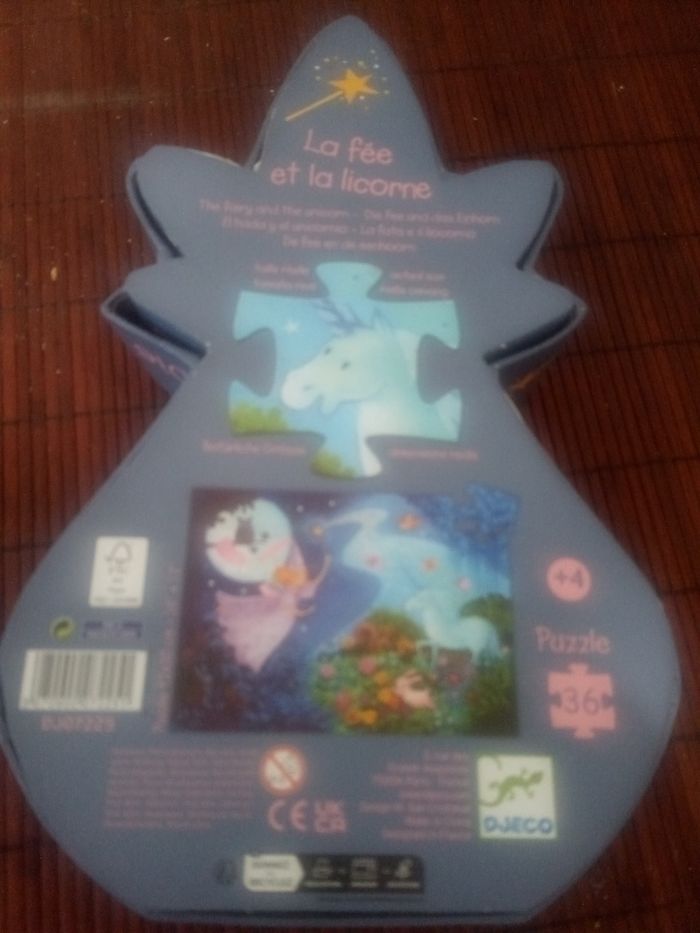 Puzzle  la fée et la licorne - photo numéro 2