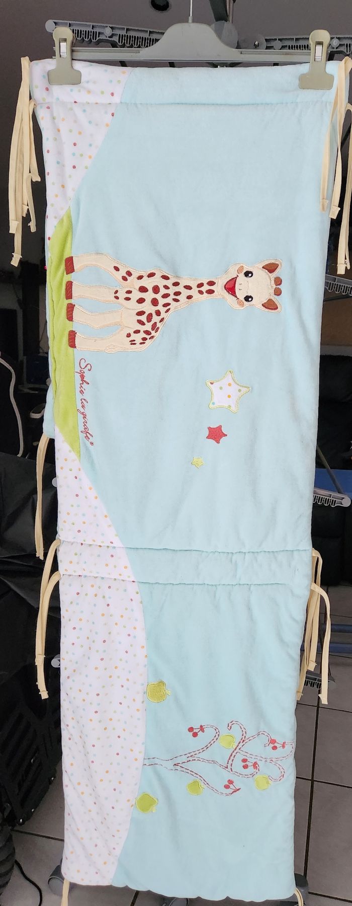 Ensemble couette et tour de lit Sophie la girafe - photo numéro 4