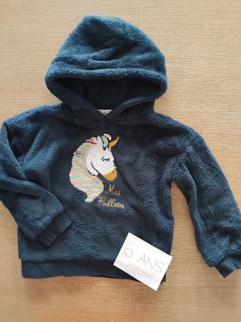 Pull à capuche 6 ans *