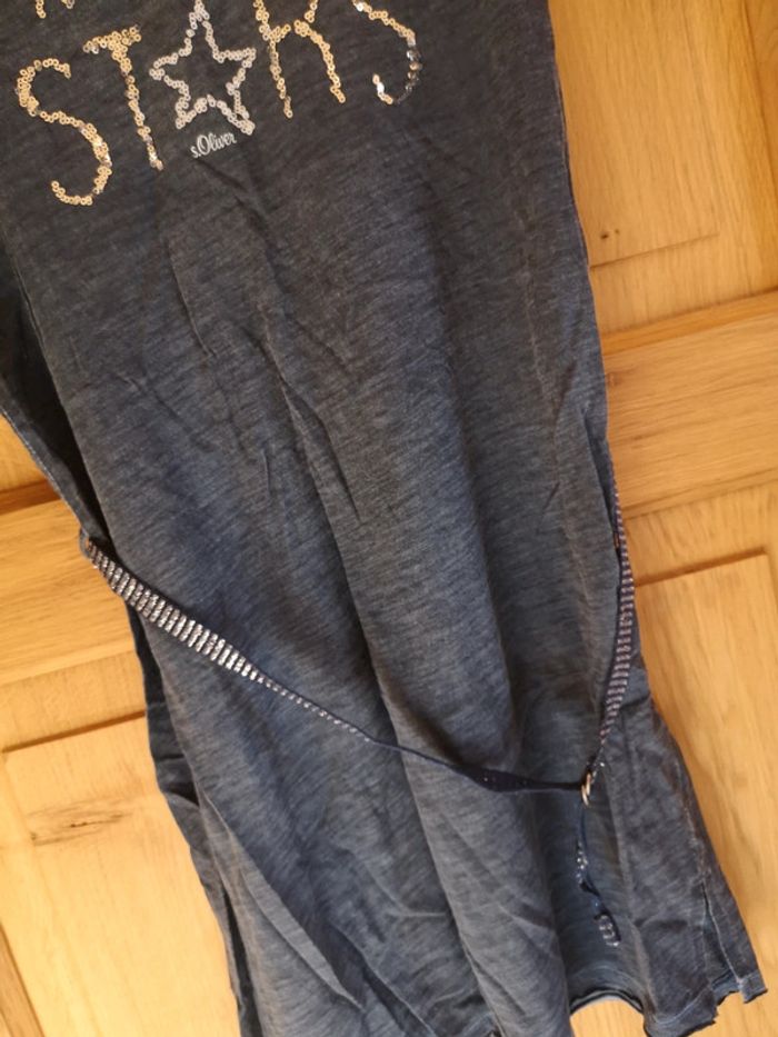 Robe en gris foncé imprimé Strass Esprit 14 ans - photo numéro 8