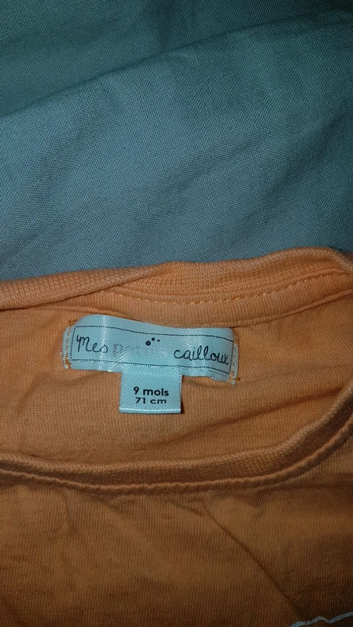 T-tshirt 9mois-71cm mes petits cailloux - photo numéro 3