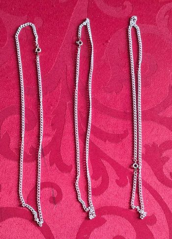 Lot de 3 chaînettes