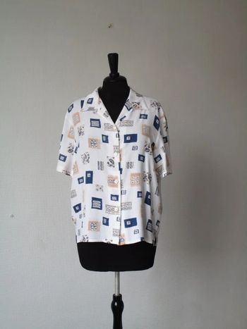 Chemisier vintage motifs 42