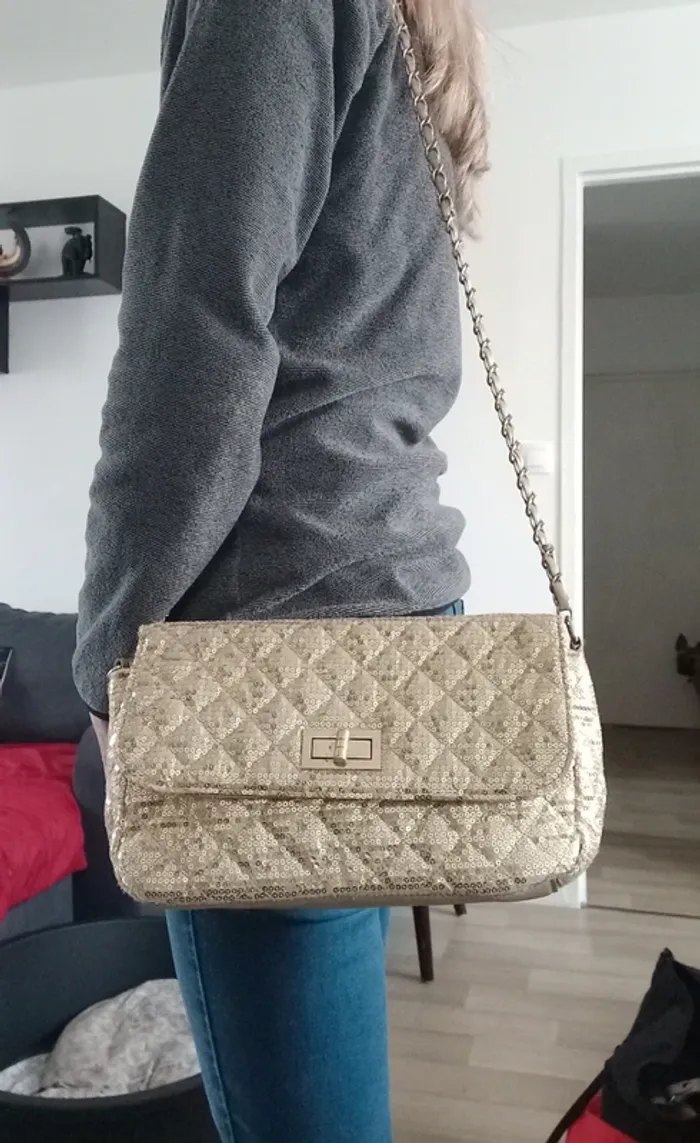 Sac à main doré - photo numéro 2