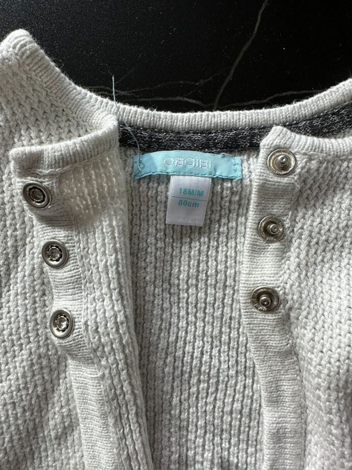 Gilet chaud à boutons pressions - photo numéro 4