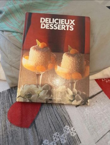 Livre cuisine dessert📚