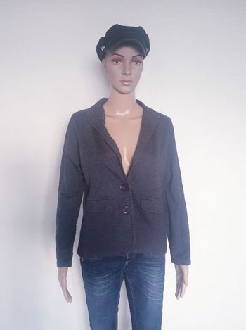 Magnifique veste blazer sweat gris