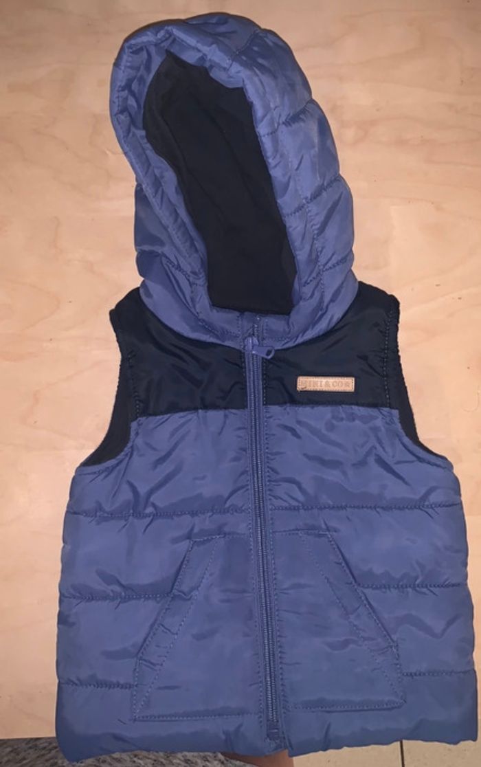 Doudoune sans manches 9 mois
