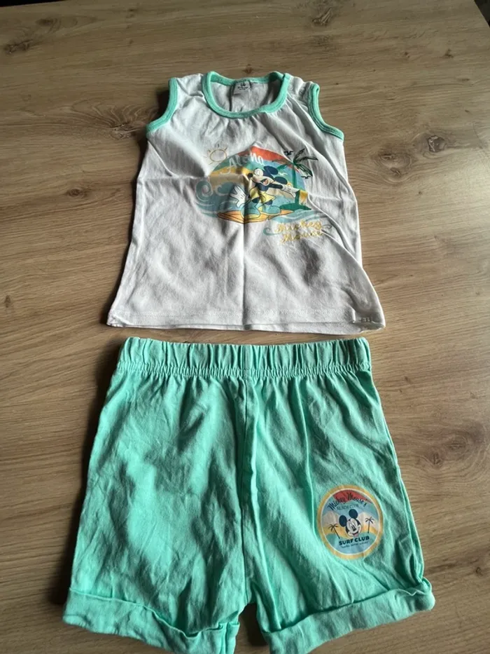 Ensemble Mickey taille 86 cm